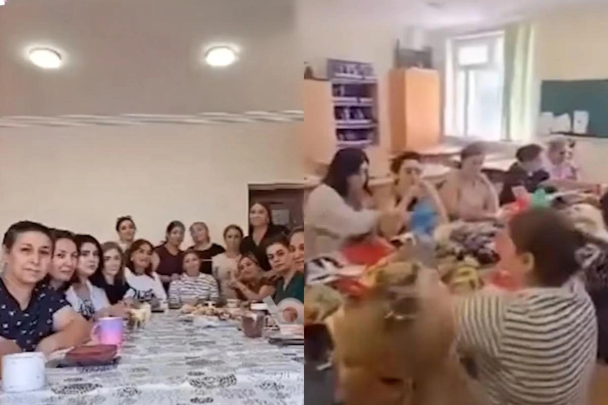 Bakıda müəllimlər məktəbdə məclis təşkil ediblər - İDDİA Bakıda müəllimlər məktəbdə məclis təşkil ediblər - İDDİA