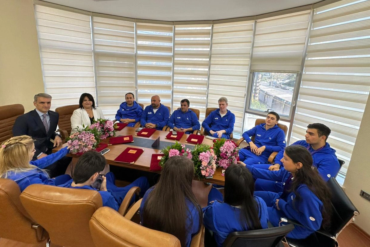 III MDB Oyunlarında uğurla çıxış edən stolüstü tennisçilər mükafatlandırılıb