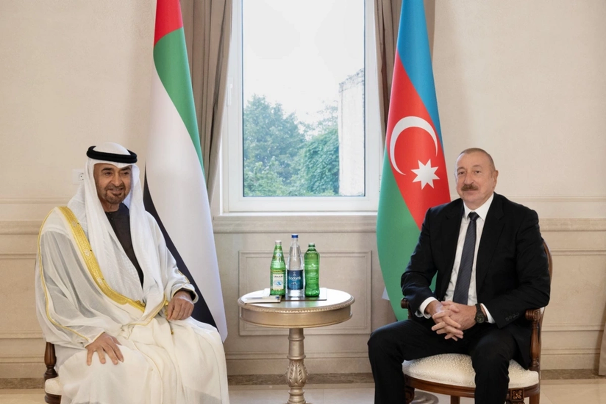 A one-on-one meeting between the presidents of Azerbaijan and the UAE took place