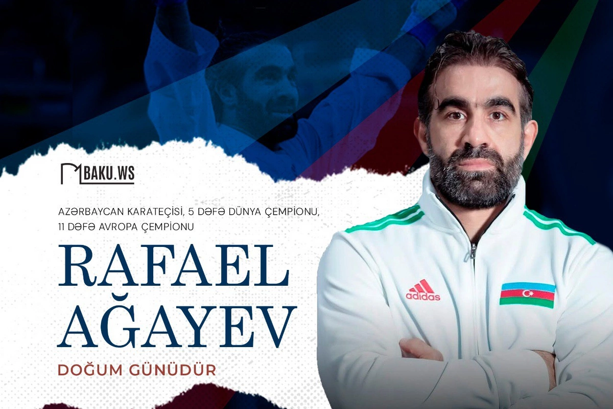 Karatenin Qara brilyantı Rafael Ağayevin 41 yaşı tamam olur