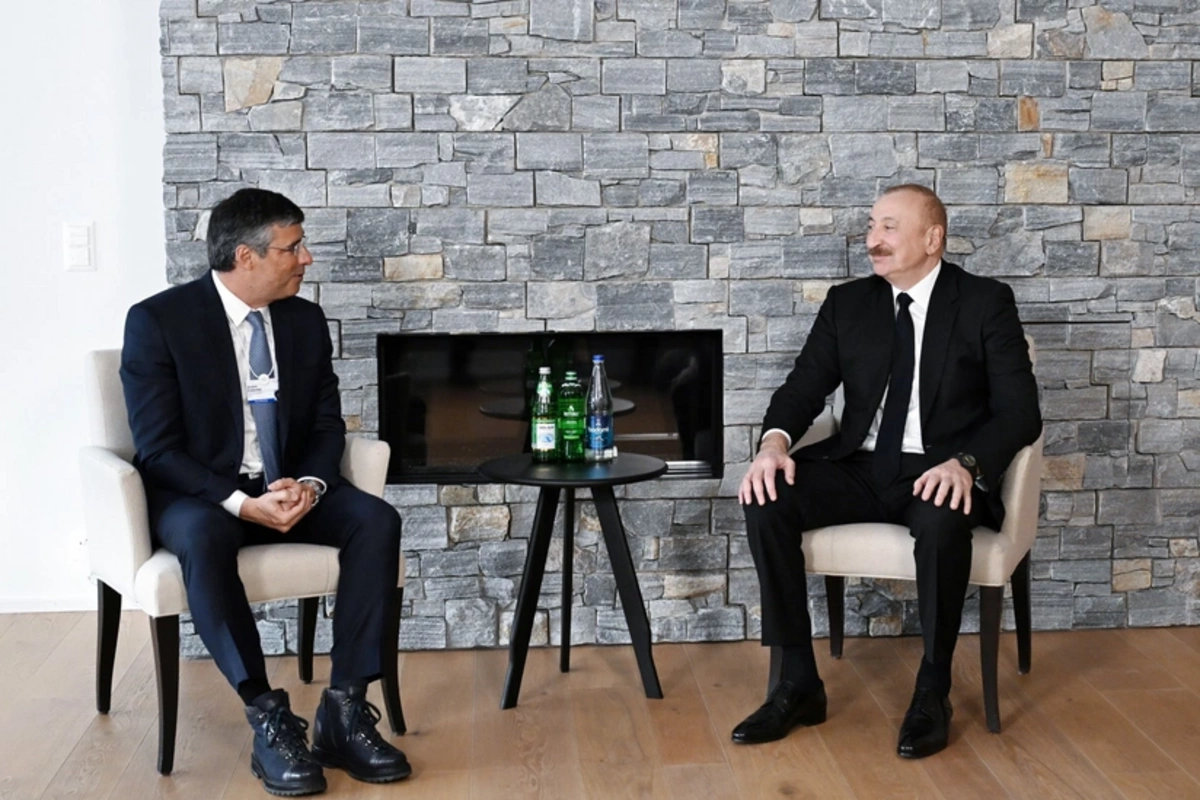 President Ilham Aliyev met with the chairman of the Brazilian company BTG Pactual in Davos