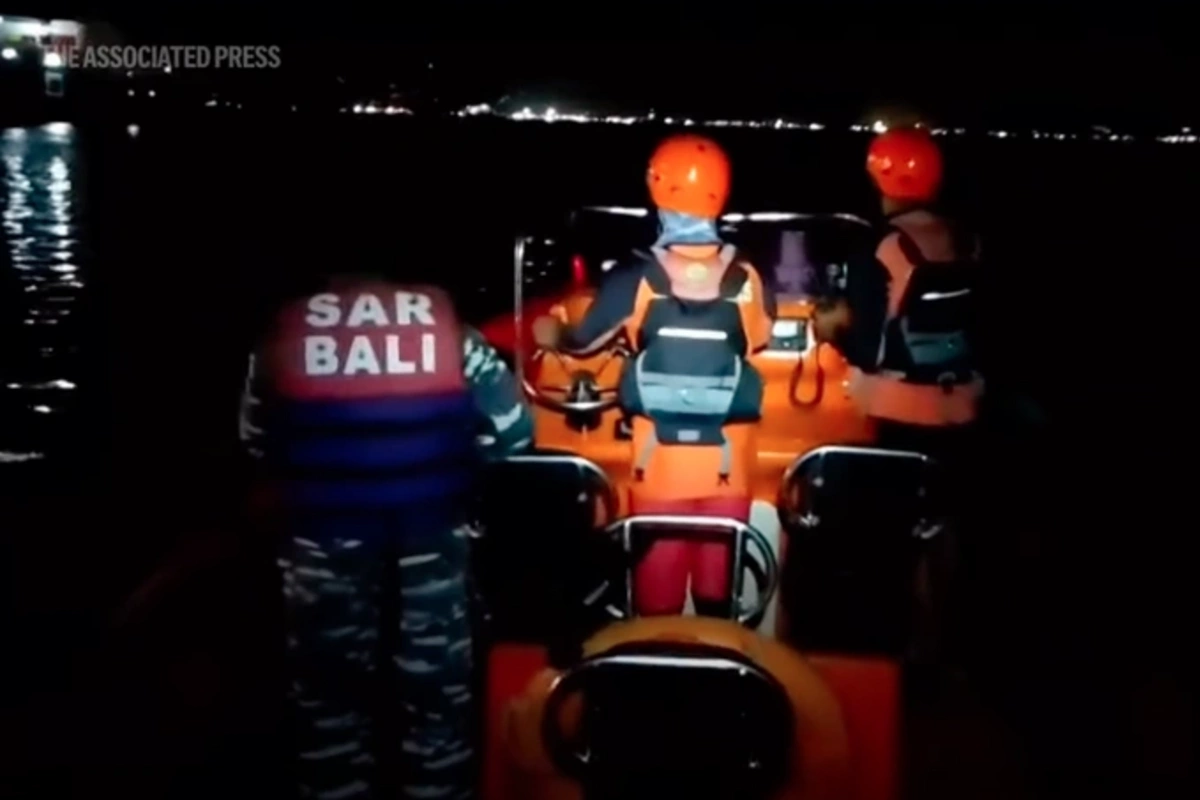 Ferry sinks off the coast of Bali, four people dead, more than 30 missing