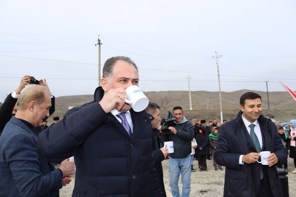 Göyçayın İkinci Ərəbcəbirli kəndi içməli su ilə təmin edilib