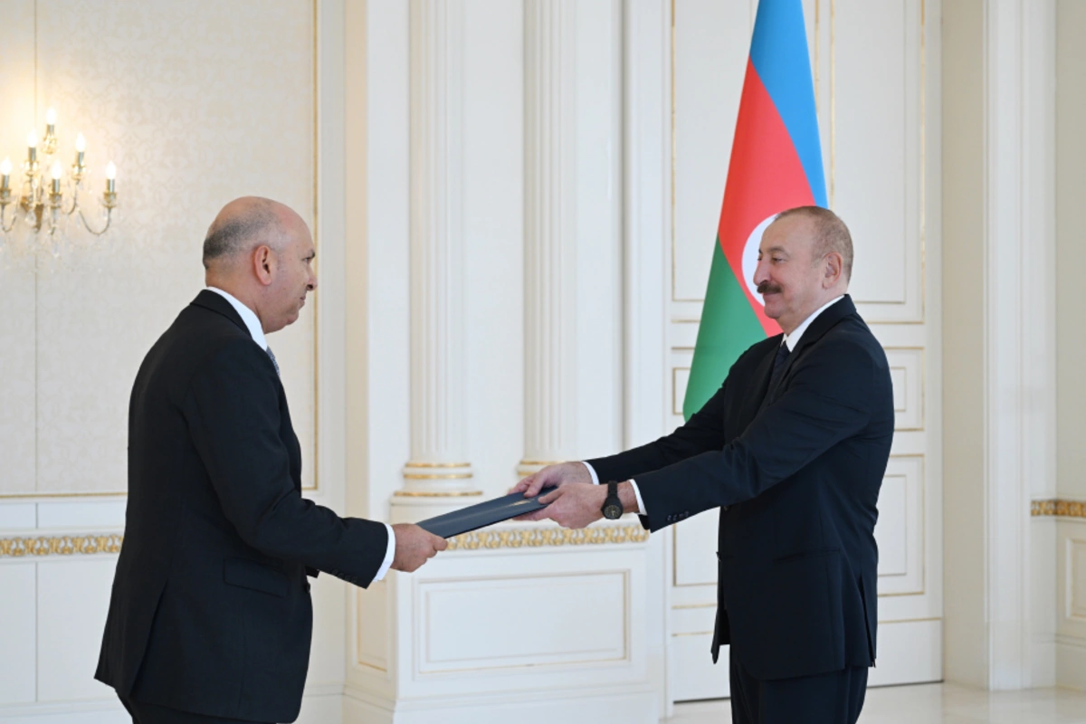 Ilham Aliyev received credentials of the newly appointed Ambassador of Egypt to Azerbaijan Ilham Aliyev received credentials of the newly appointed Ambassador of Egypt to Azerbaijan