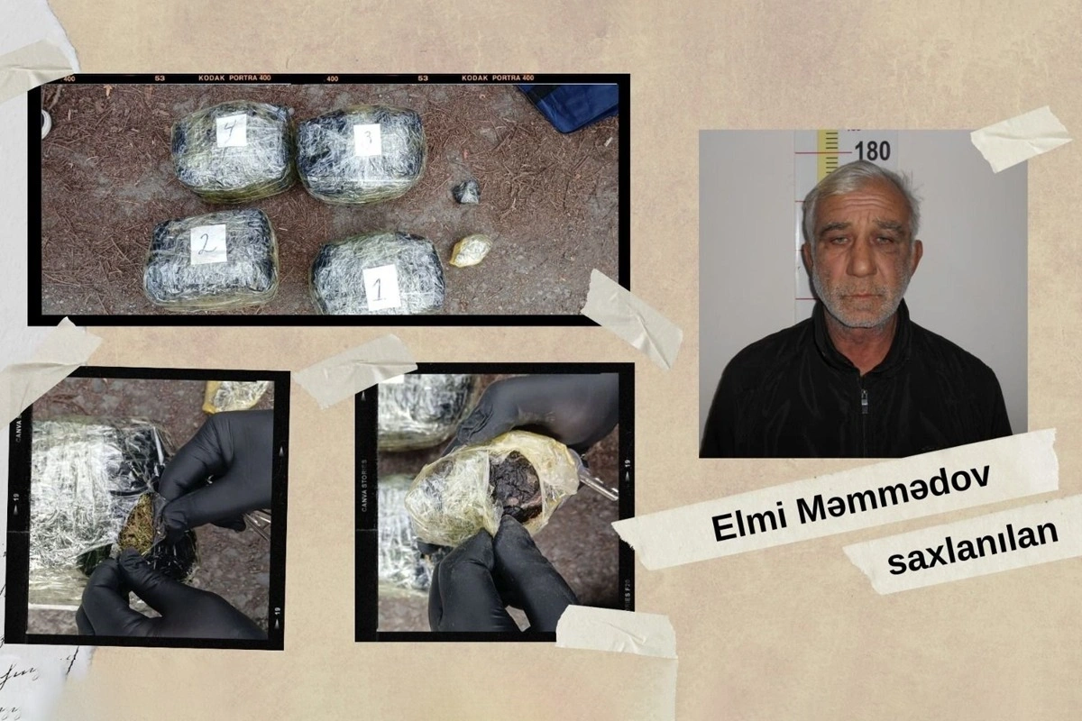 Polis keçmiş məhkumdan dörd kiloqram narkotik vasitə aşkarladı