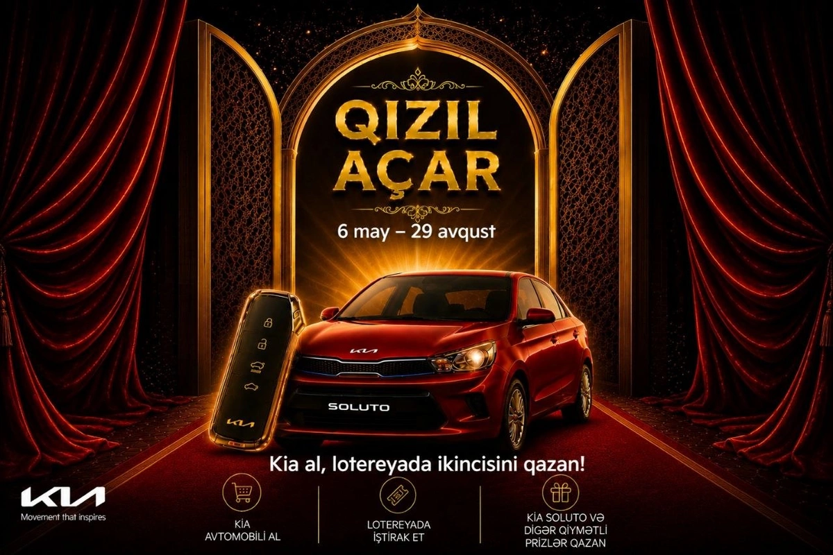 Kia Azərbaycan Qızıl Açar lotereyasına start verdi