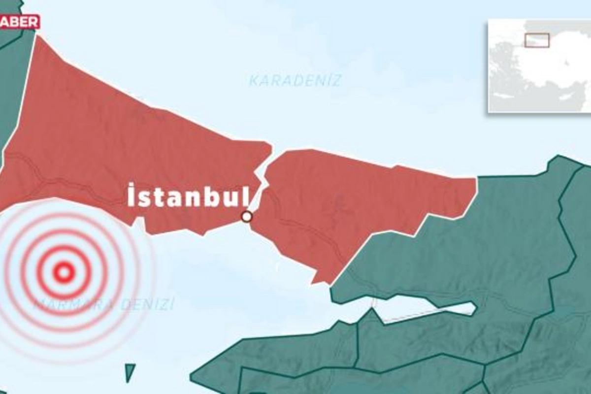 İstanbul zəlzələsi bölgədəki təhlükəni artırır: Enerjinin yalnız 12 faizi boşaldı