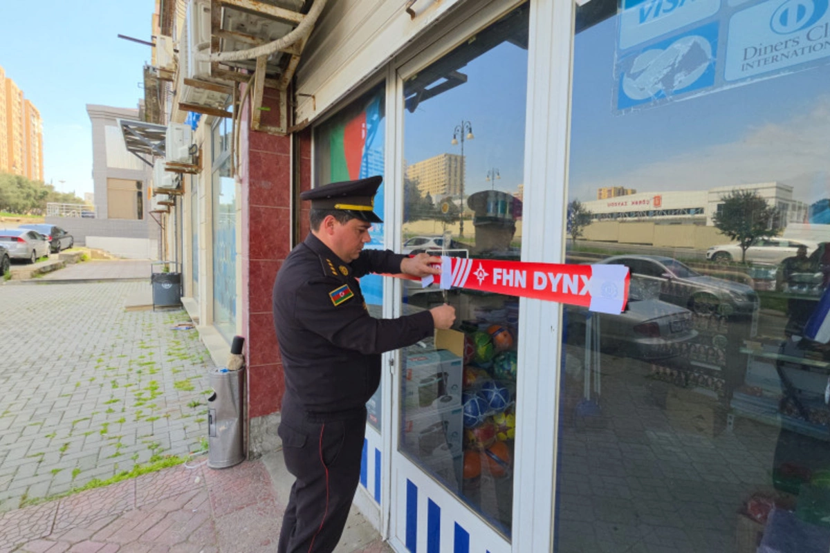 Bakıda yanğın təhlükəsizliyi pozulan topdansatış mağazası bağlandı
