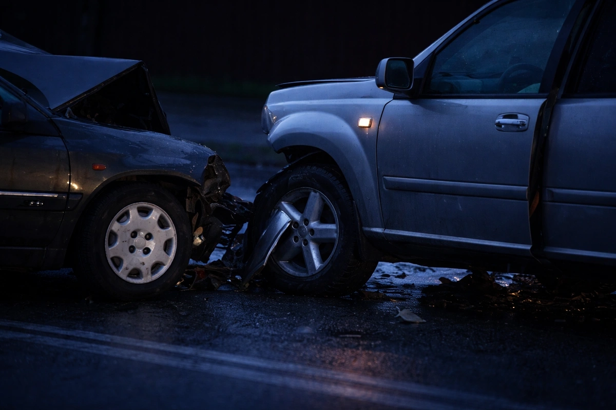 Gəncədə iki avtomobil toqquşdu: Yaralılar var