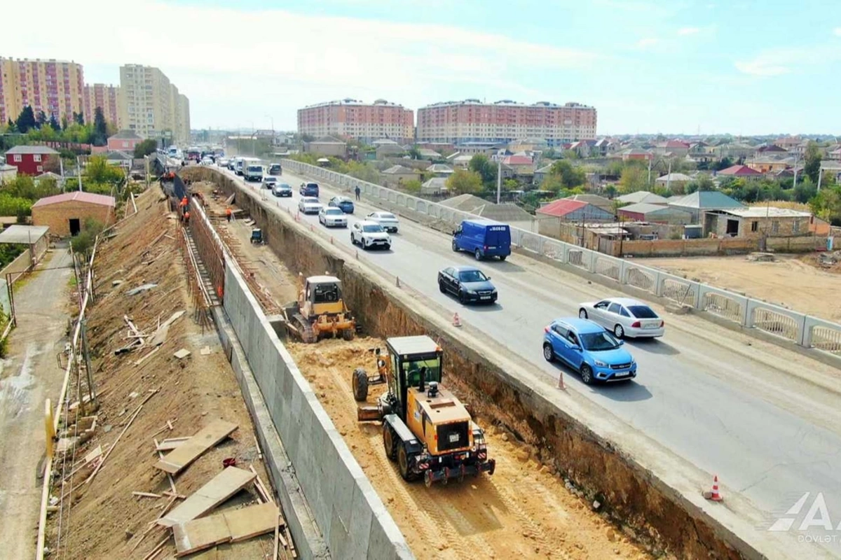 Sumqayıt şəhərini Saray körpüsü ilə birləşdirən yolla bağlı son vəziyyət Sumqayıt şəhərini Saray körpüsü ilə birləşdirən yolla bağlı son vəziyyət