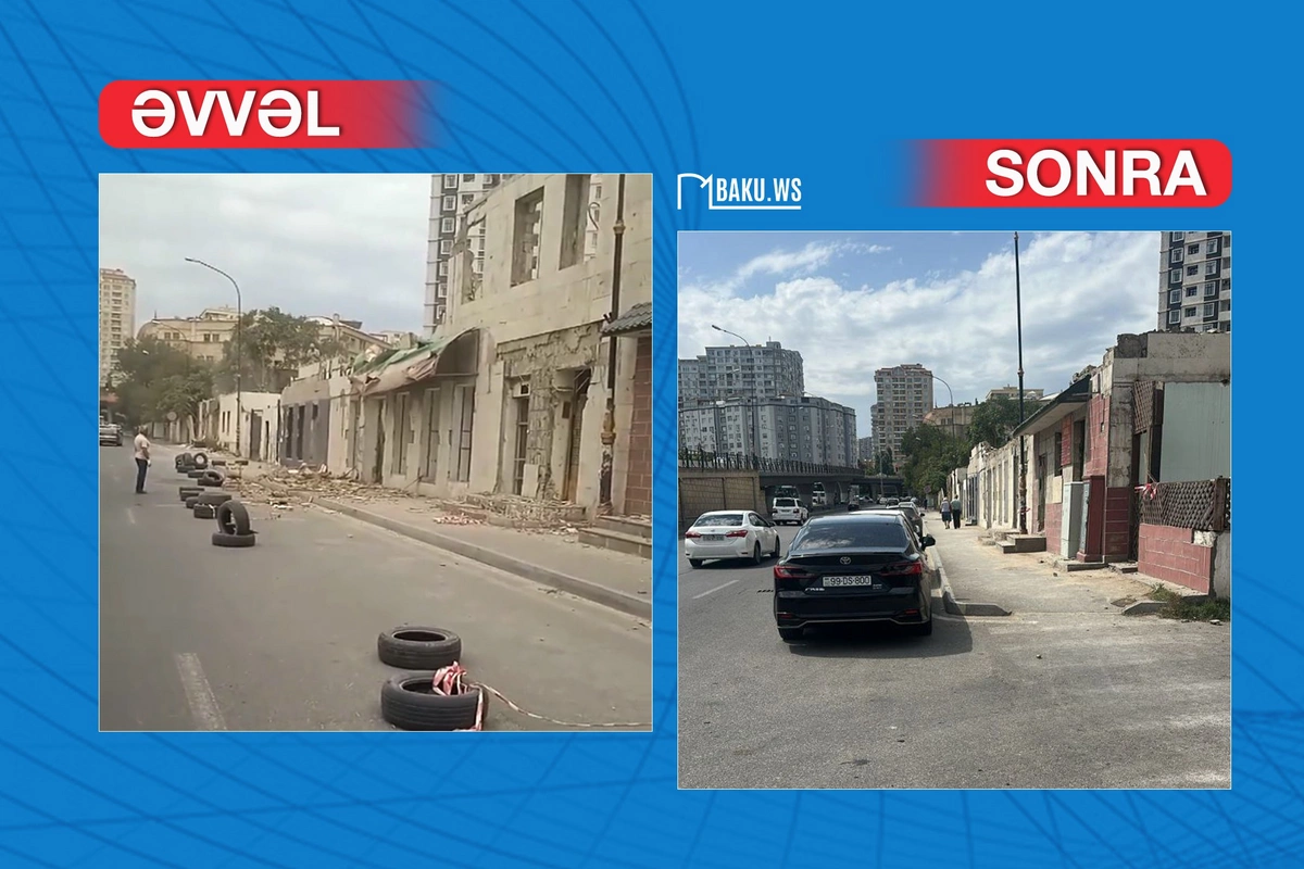 3-cü mikrorayon dairəsi yaxınlığındakı təhlükəli vəziyyət aradan qaldırılıb
