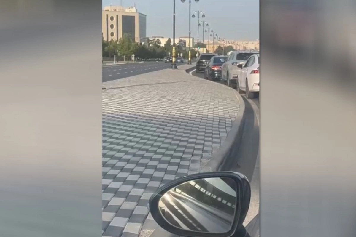 Ağ Şəhərdə vətəndaşların şikayət etdiyi yol quruluşu - RƏSMİ AÇIQLAMA