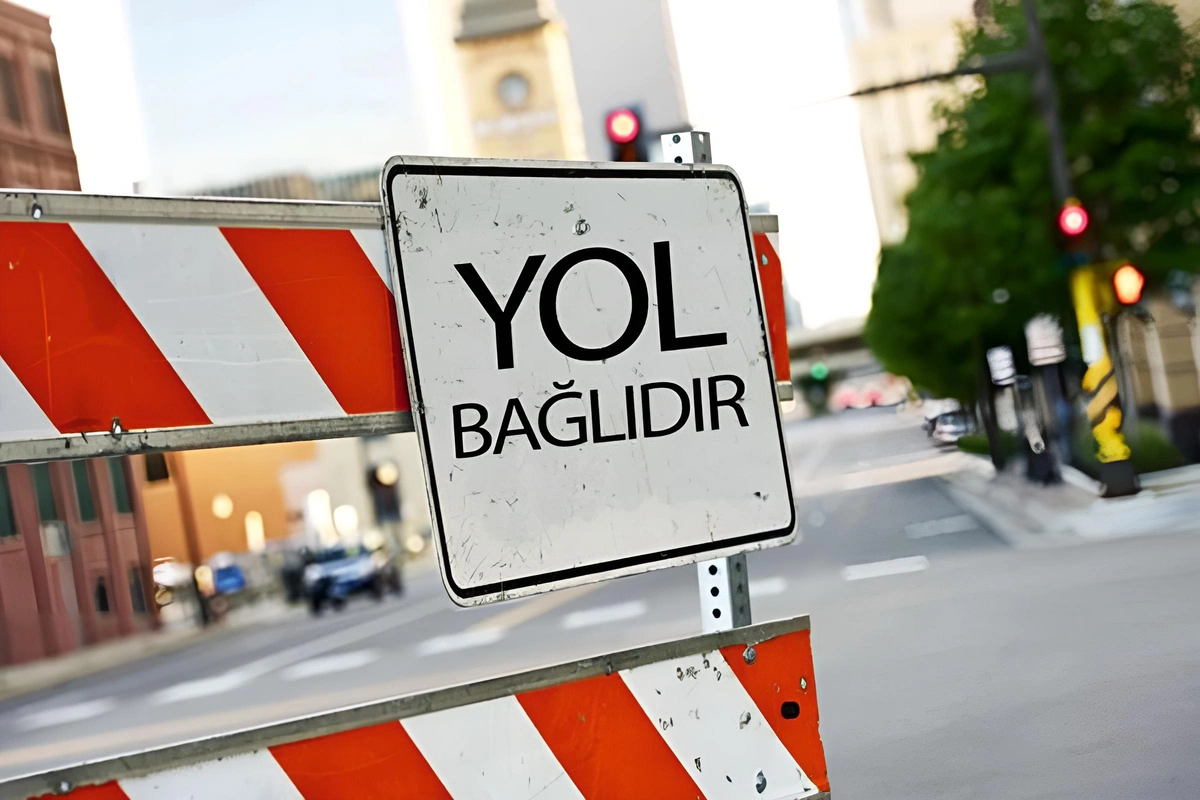 Bu ərazidə yol BAĞLI OLACAQ