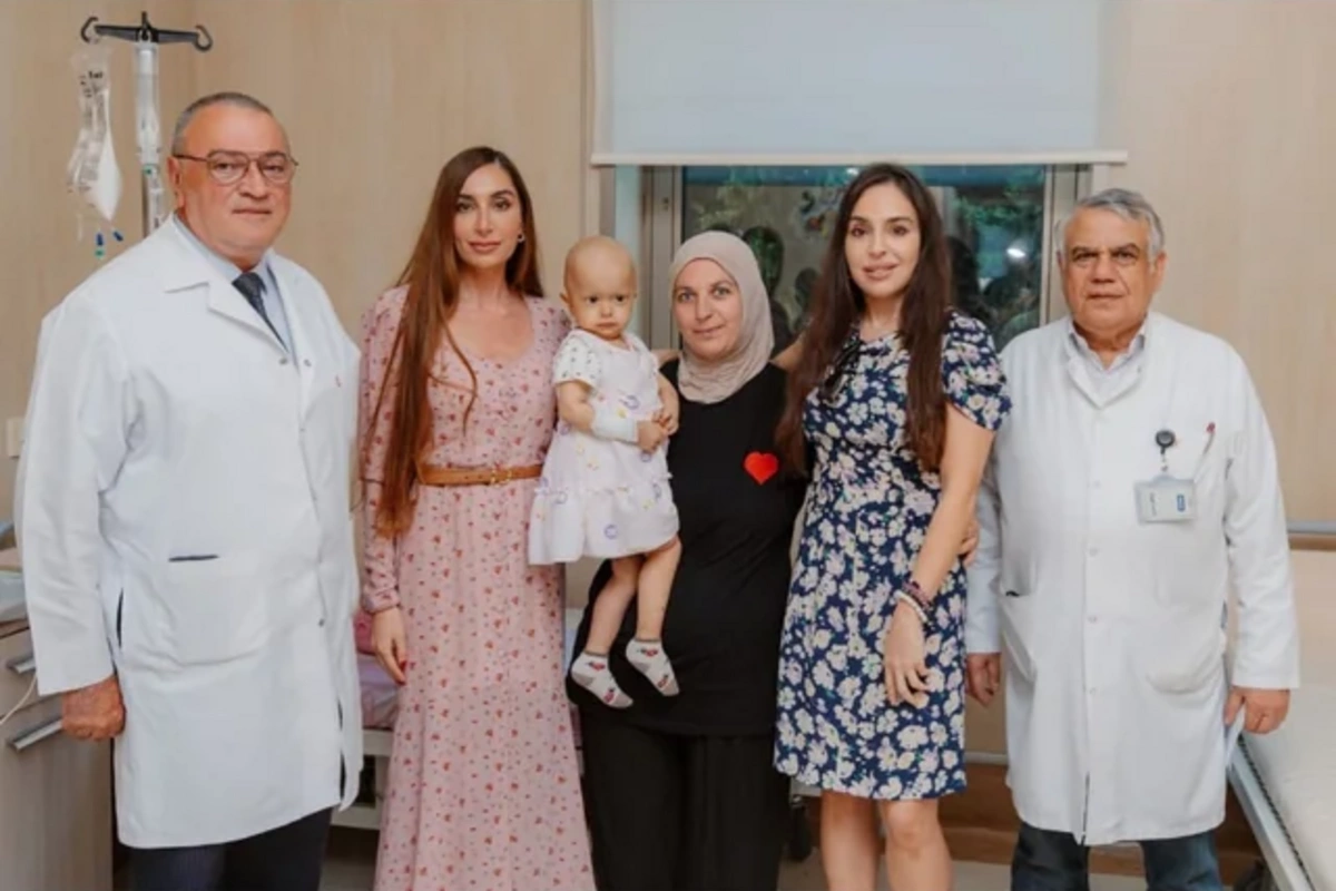 Leyla and Arzu Aliyevas visited the National Oncology Center