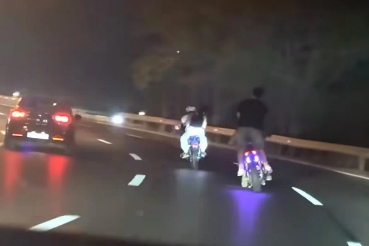 Bakıda avtoxuliqanlıq edən 23 yaşlı moped sürücüsü həbs edildi