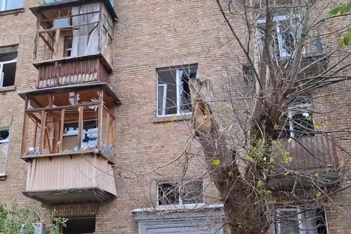 In Ukraine, residential buildings where Azerbaijanis live were shelled In Ukraine, residential buildings where Azerbaijanis live were shelled