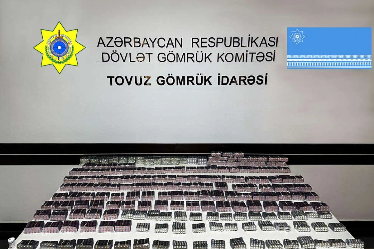 Gömrükdə bəyan edilməyən dərmanlar aşkarlanıb
