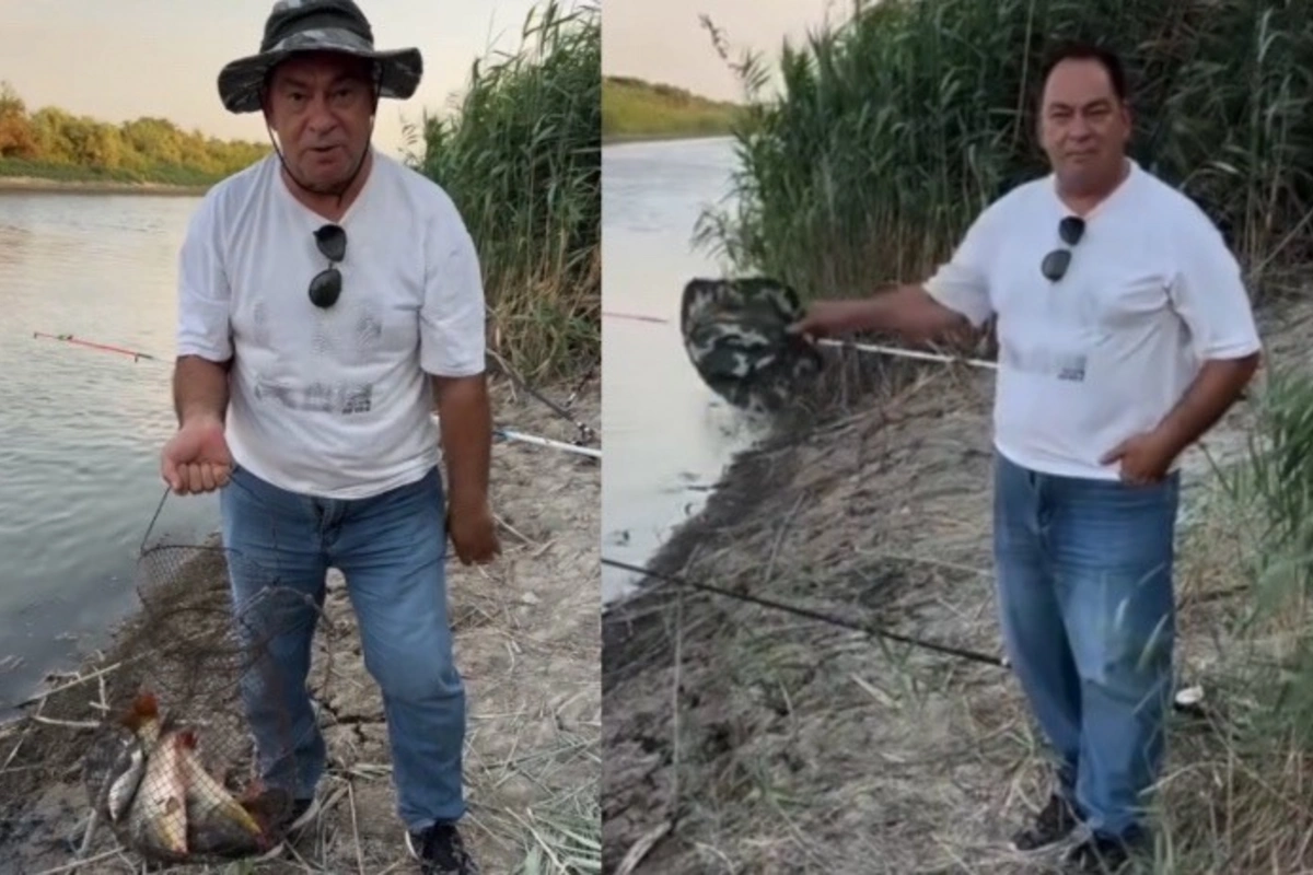 Əlikram Bayramov qadağa dövründə balıq tutdu