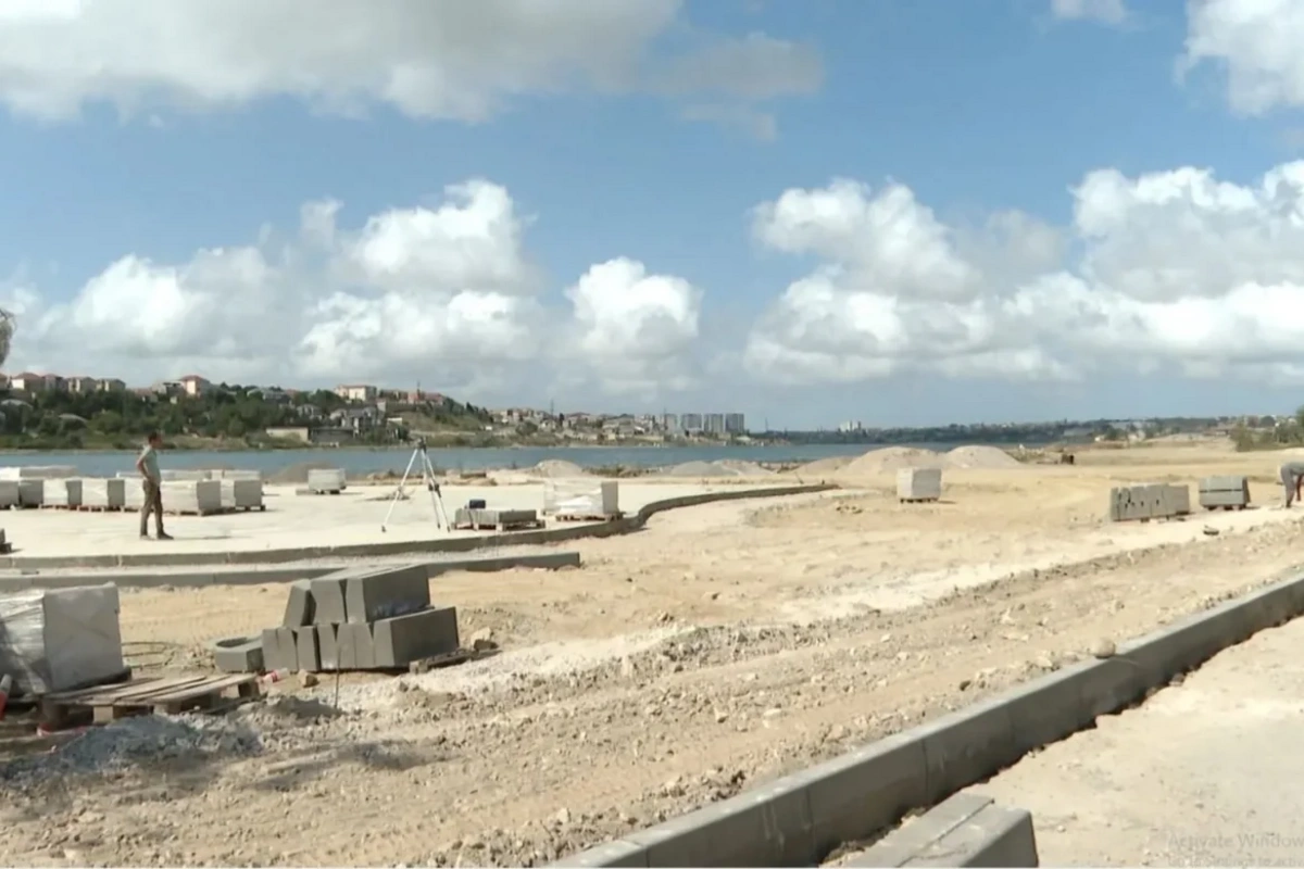 Bakının bu qəsəbəsi YENİLƏNİR: Göl ətrafında bulvar salınır