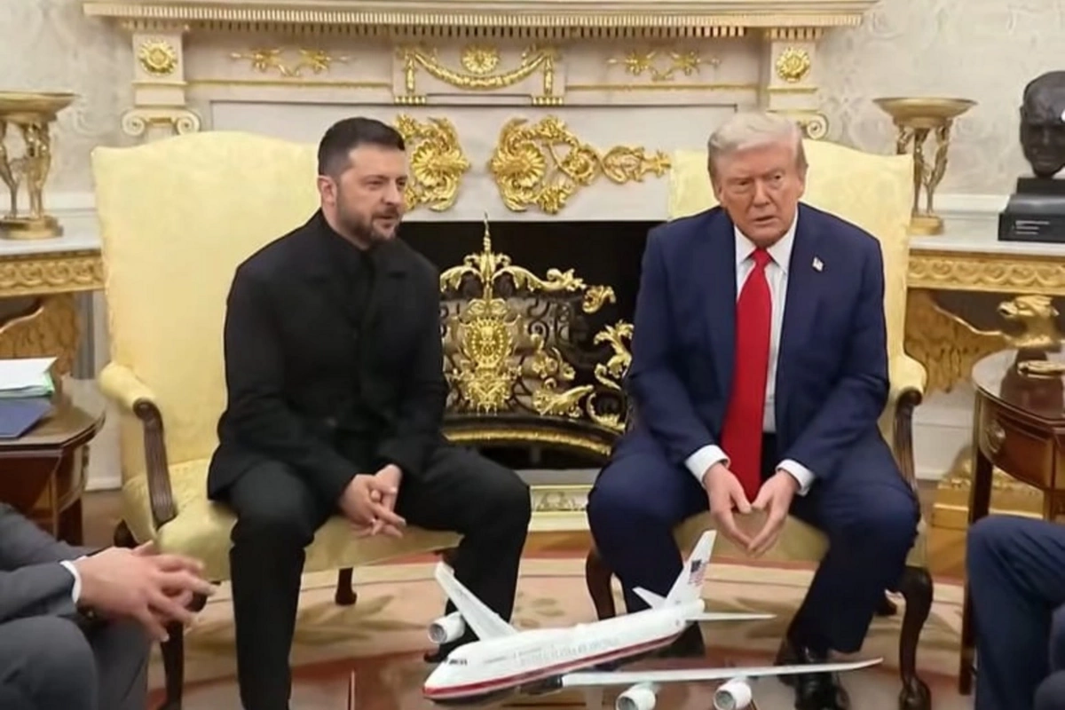 Trump and Zelensky meeting begins at the White House Trump and Zelensky meeting begins at the White House