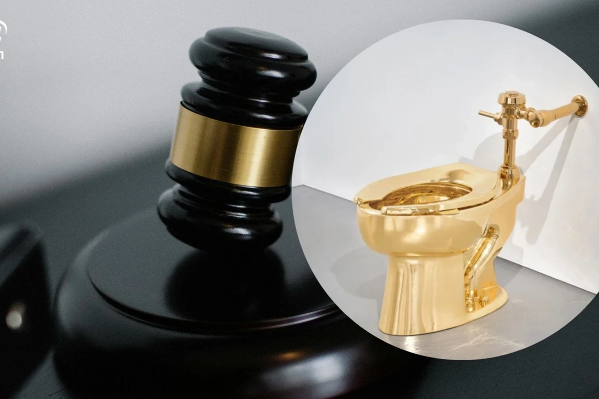 Американский миллиардер выставил на торги уникальный золотой унитаз