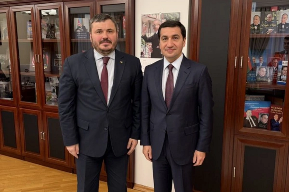 Assistant to the President Hikmet Hajiyev met with Ambassador of Ukraine to Azerbaijan Yuriy Gusev