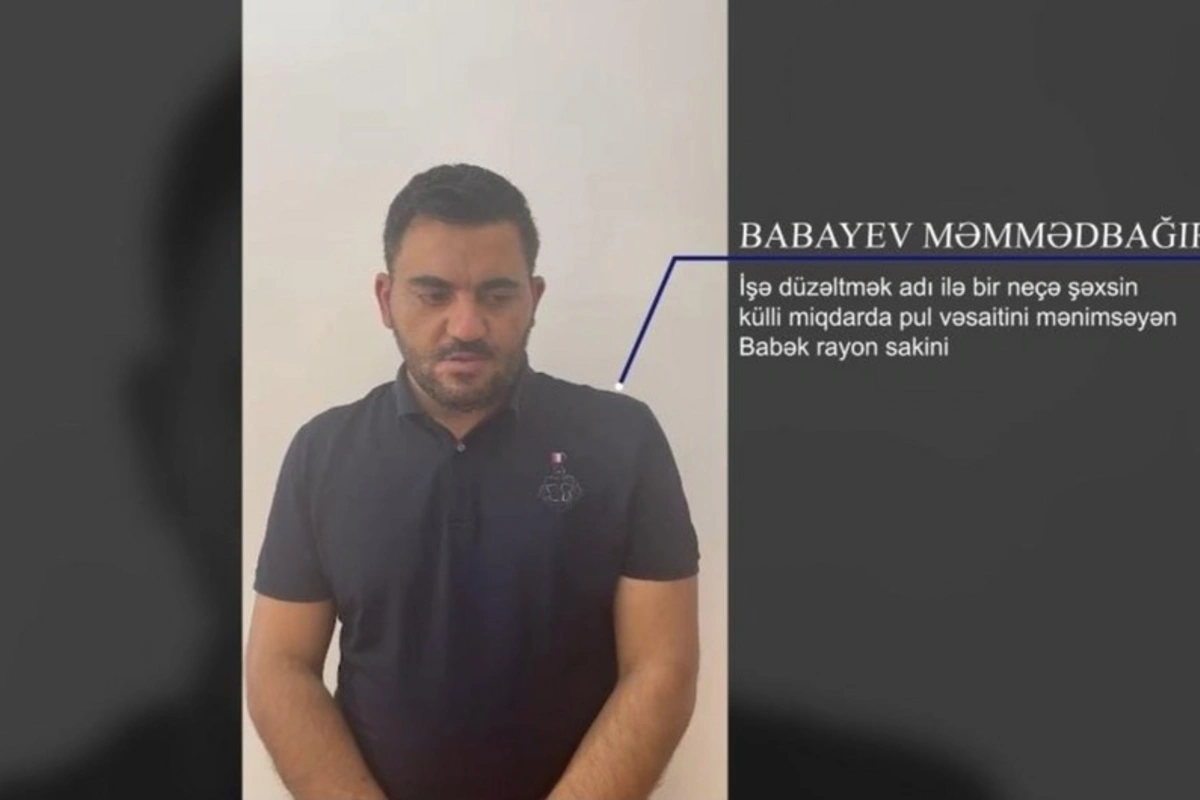Naxçıvanda işə düzəltmək adı ilə dələduzluq edən şəxs saxlanılıb Naxçıvanda işə düzəltmək adı ilə dələduzluq edən şəxs saxlanılıb