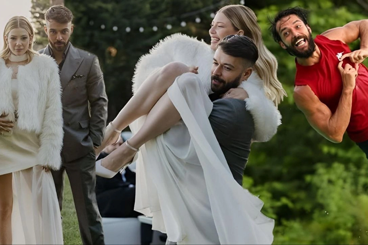 Survivor qalibi Hilmi Cemin toyundan görüntülər