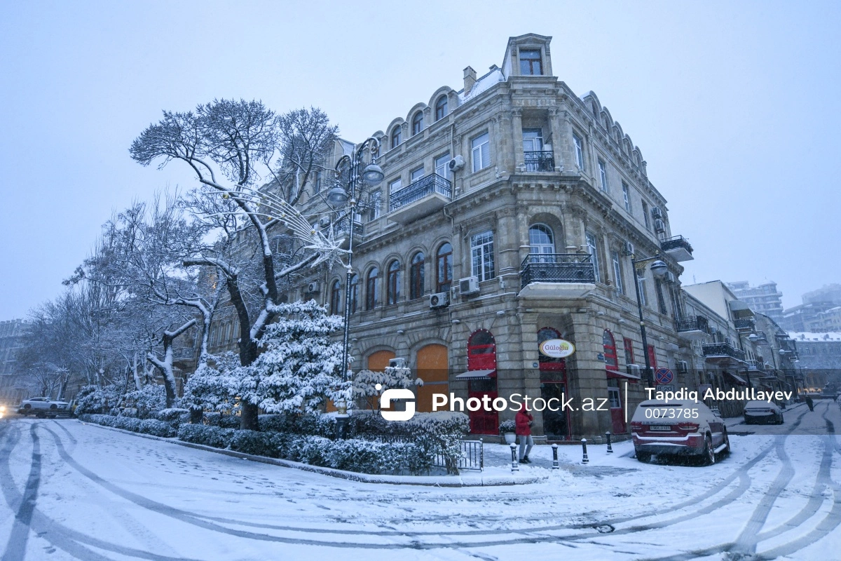 Когда в Баку выпадет снег?