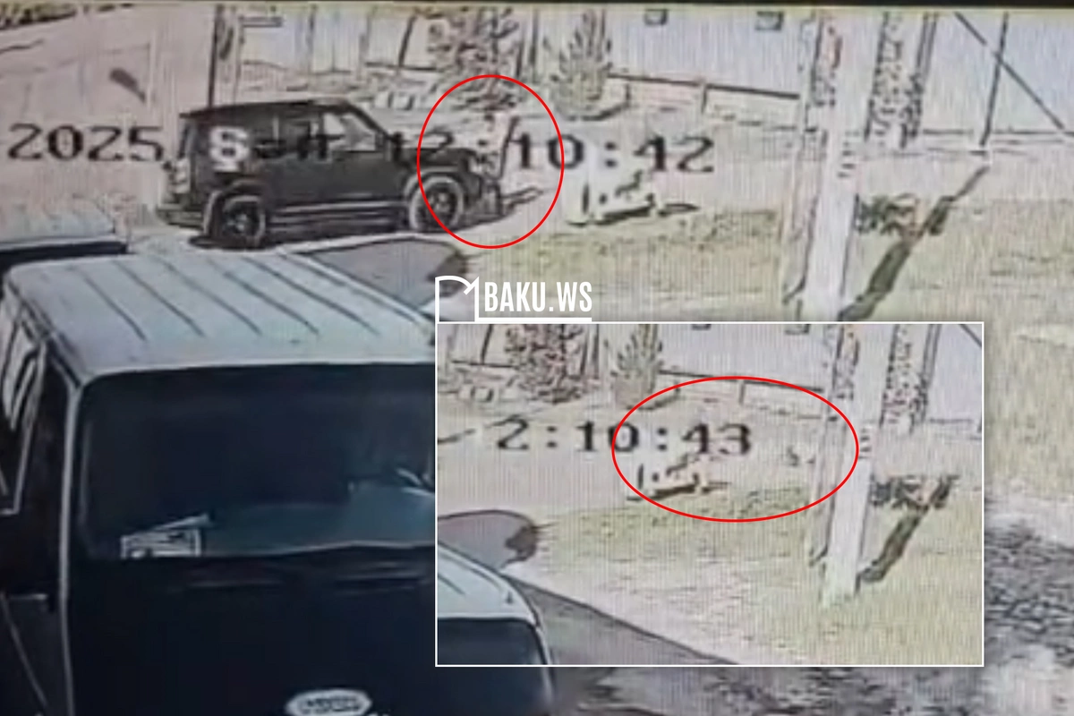 Velosiped sürən 9 yaşlı uşağı maşın vurdu - ANBAAN VİDEO