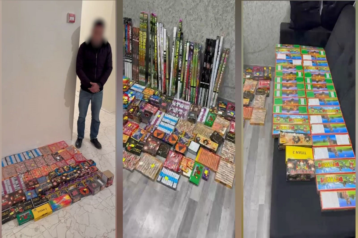 Ramanada pirotexniki vasitələrin gizli satıldığı anbar aşkarlanıb