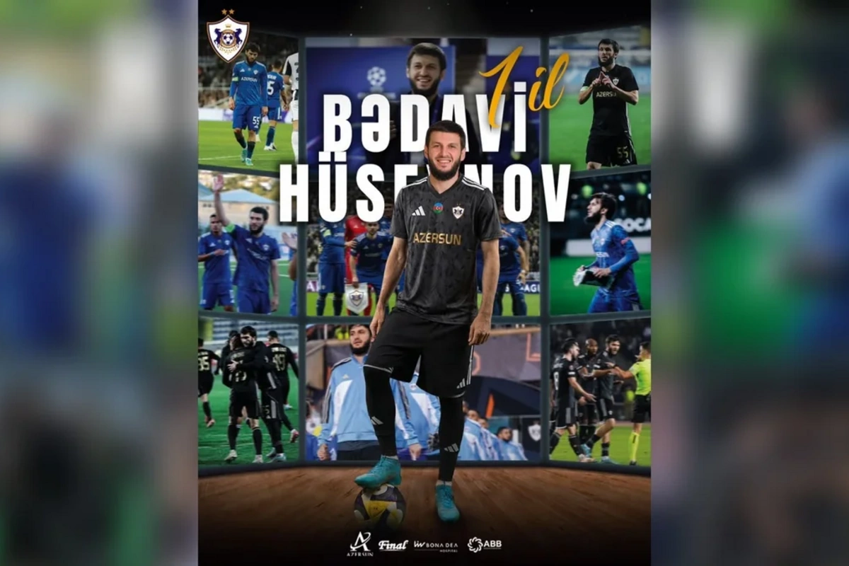 Qarabağ futbolçusu Bədavi Hüseynovla müqavilə müddətini uzadıb