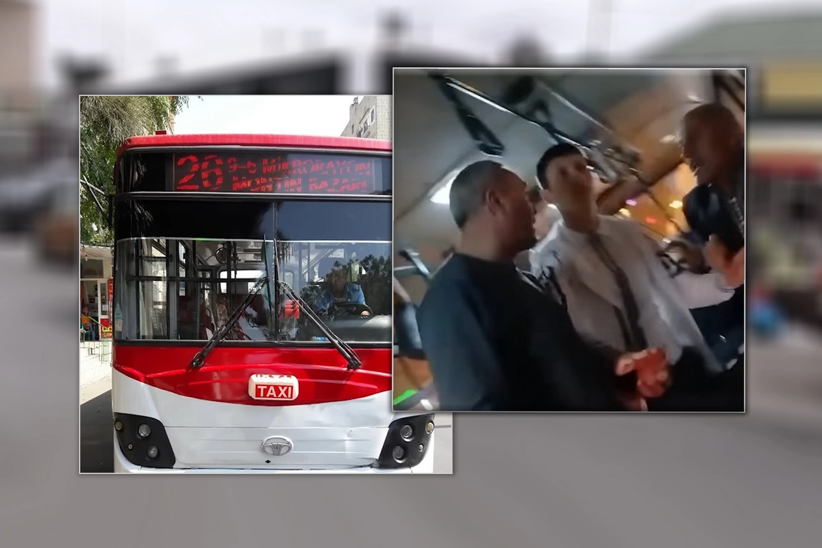 Avtobusda sürücü və sərnişinlər nə üçün əlbəyaxa davaya çıxır?