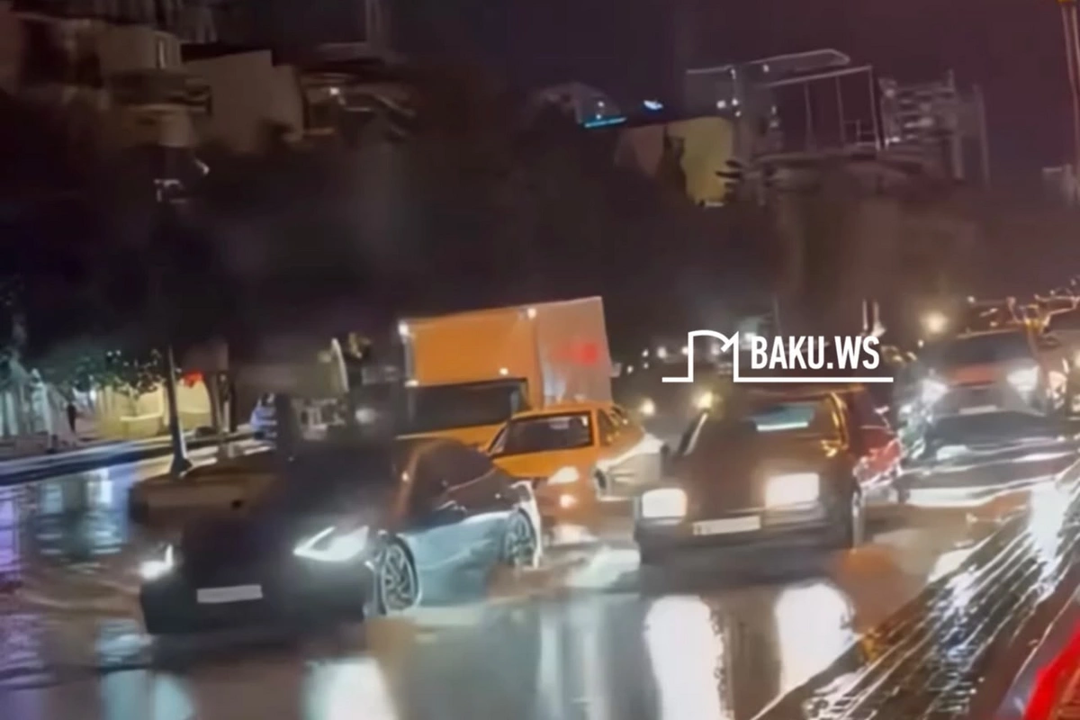 Yağış və külək Bakıda problemlər yaradıb