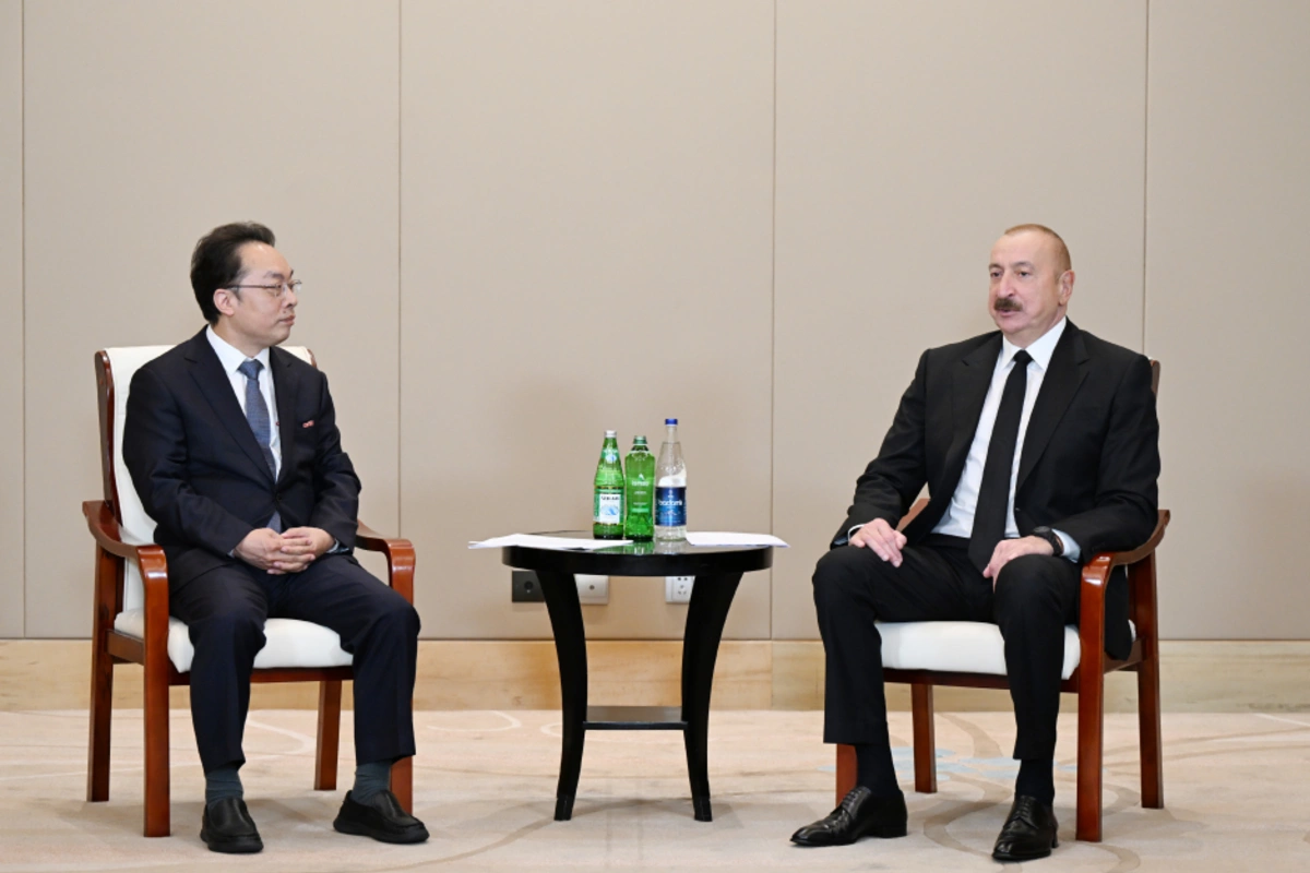 Ilham Aliyev met with the CEO of CETC Corporation in Tianjin Ilham Aliyev met with the CEO of CETC Corporation in Tianjin