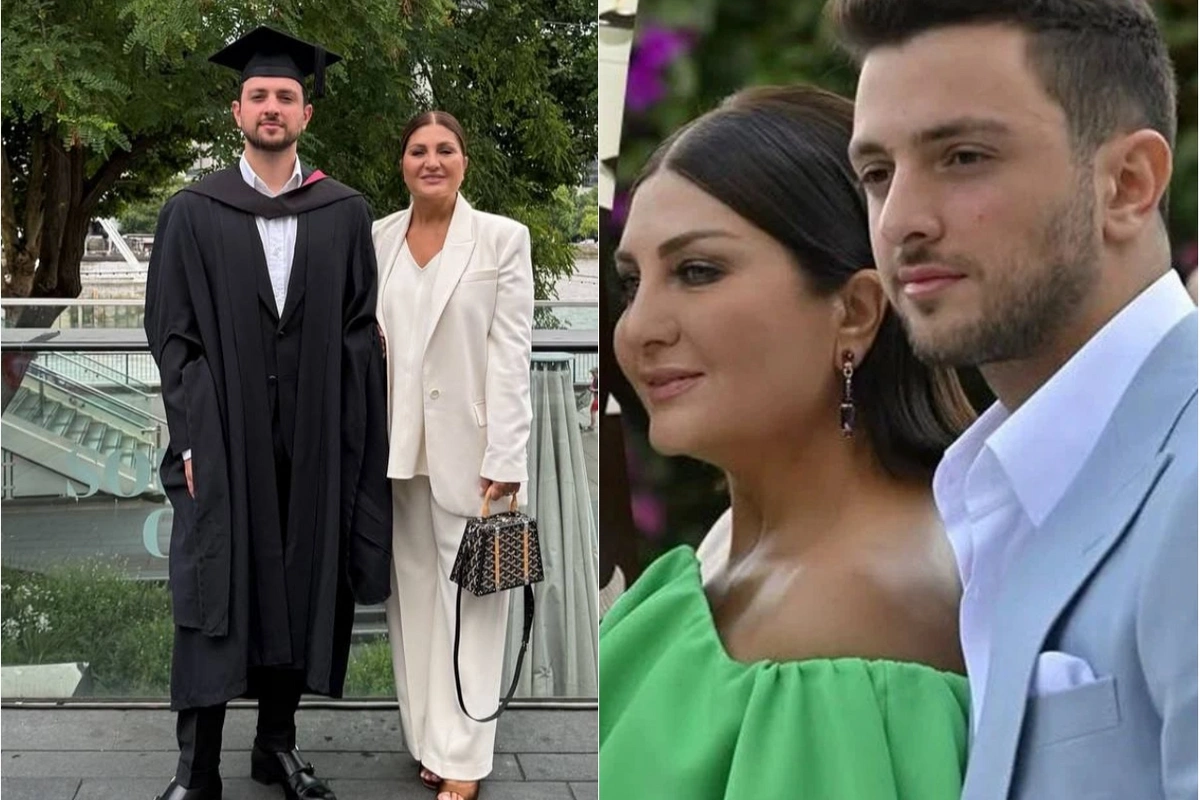 Sibel Canın kiçik oğlu məzun oldu Sibel Canın kiçik oğlu məzun oldu