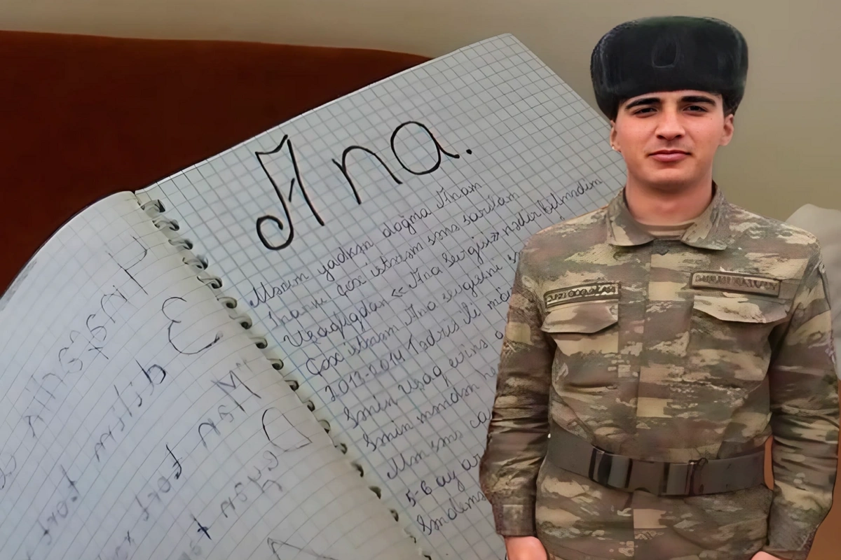 Uşaq evində böyüyən şəhidin onu atıb gedən anasına yazdığı məktub: Sənin məndən heç xoşun gəlmədi