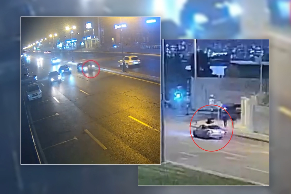 Bakıda piyadaların vurulması ilə bağlı GÖRÜNTÜLƏR