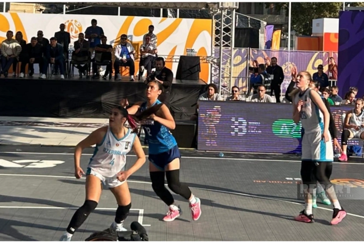 Azerbaijan women's 3x3 basketball team advanced to the final of the III CIS Games