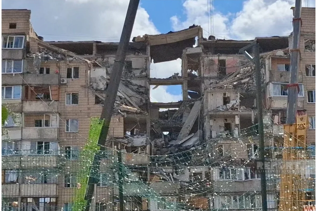 Kiyev Rusiyanın növbəti raket hücumundan sonra - FOTOREPORTAJ