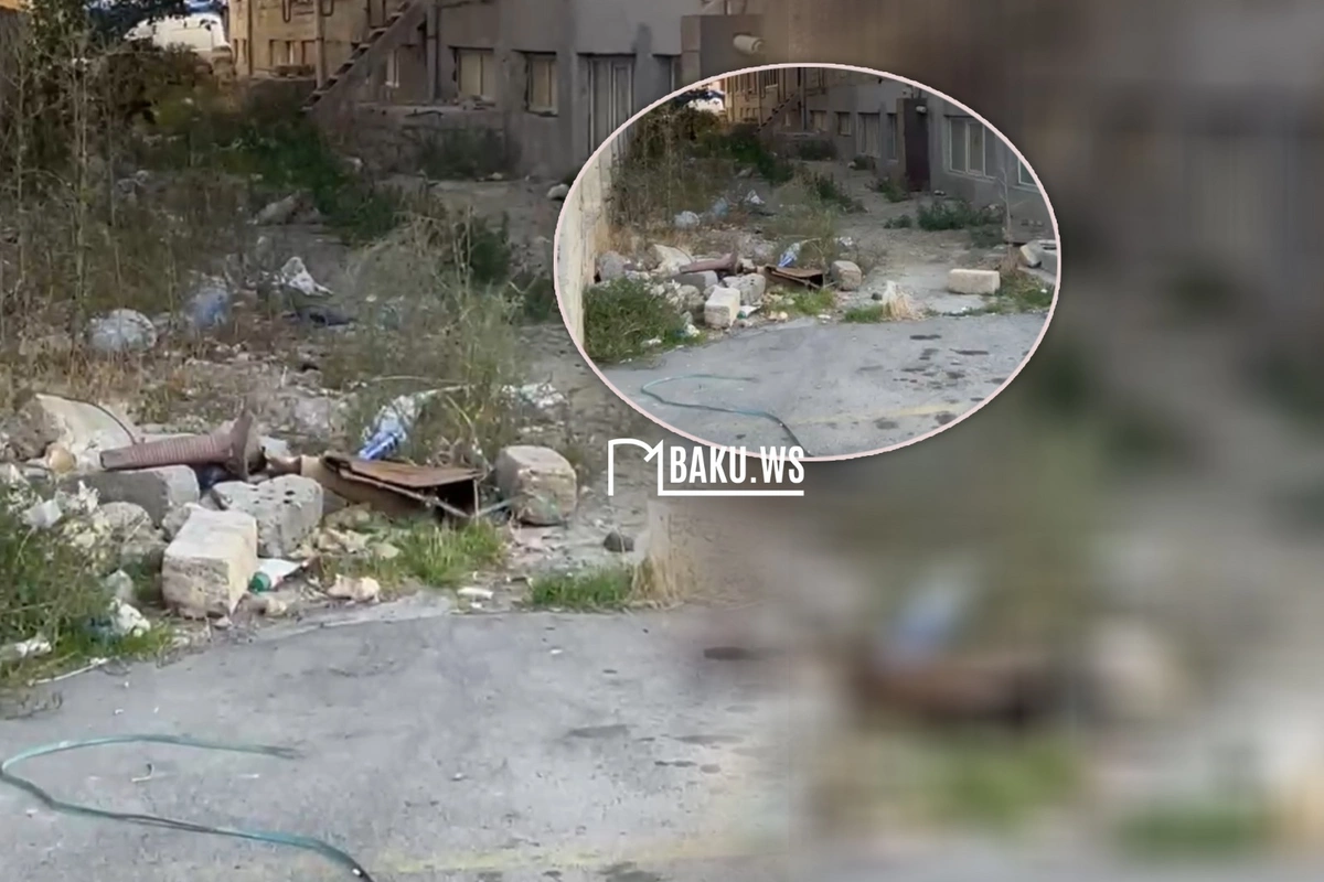 Yeni Yasamalda yolkənarı ZİBİLXANAYA çevrilib