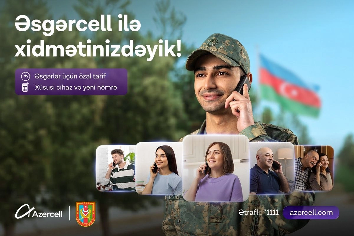 Azercell Silahlı Qüvvələr Günü münasibətilə Əsgərcell təklifini istifadəyə verir