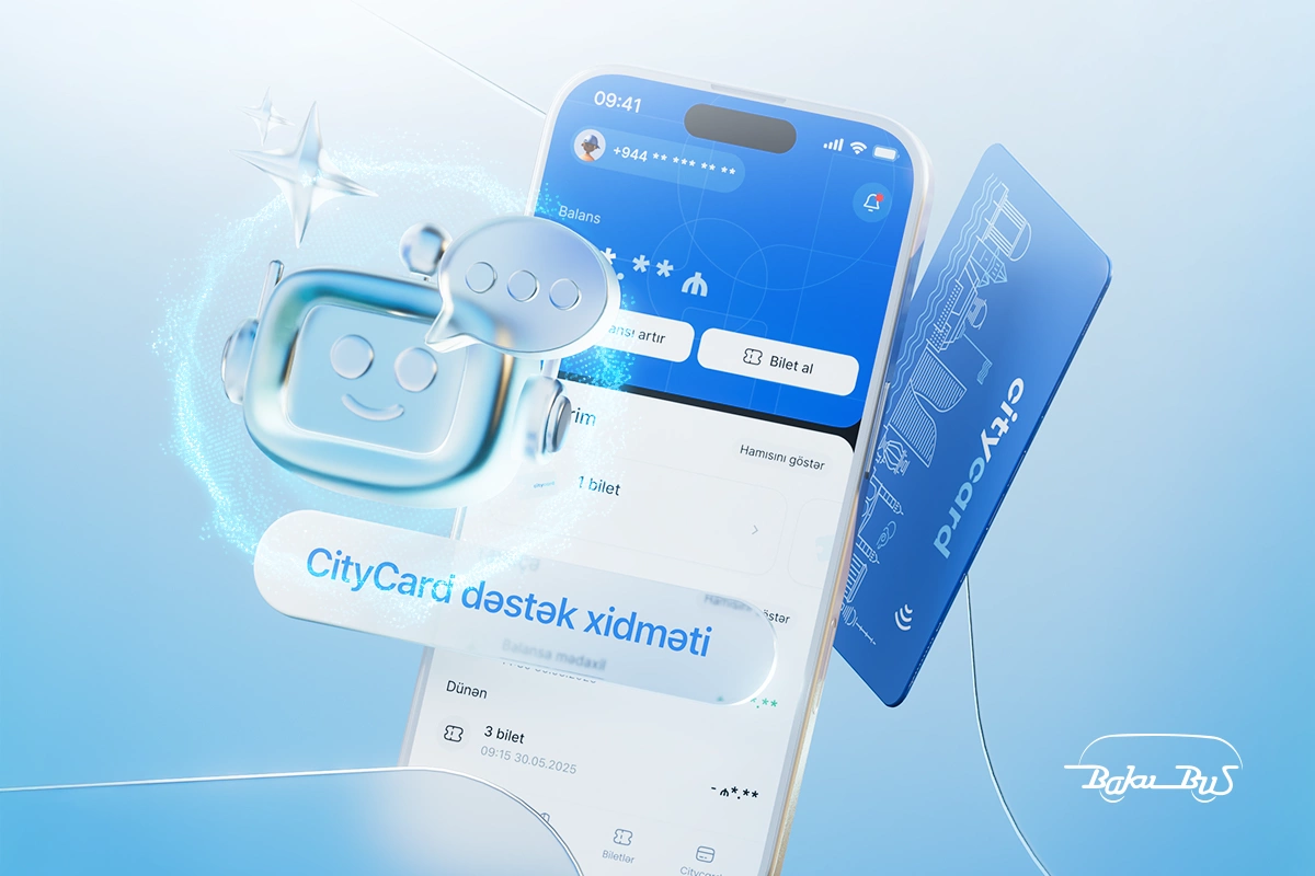 Gəncə şəhərində CityCard ödəniş sistemində süni intellekt əsaslı dəstək xidməti istifadəyə verilib