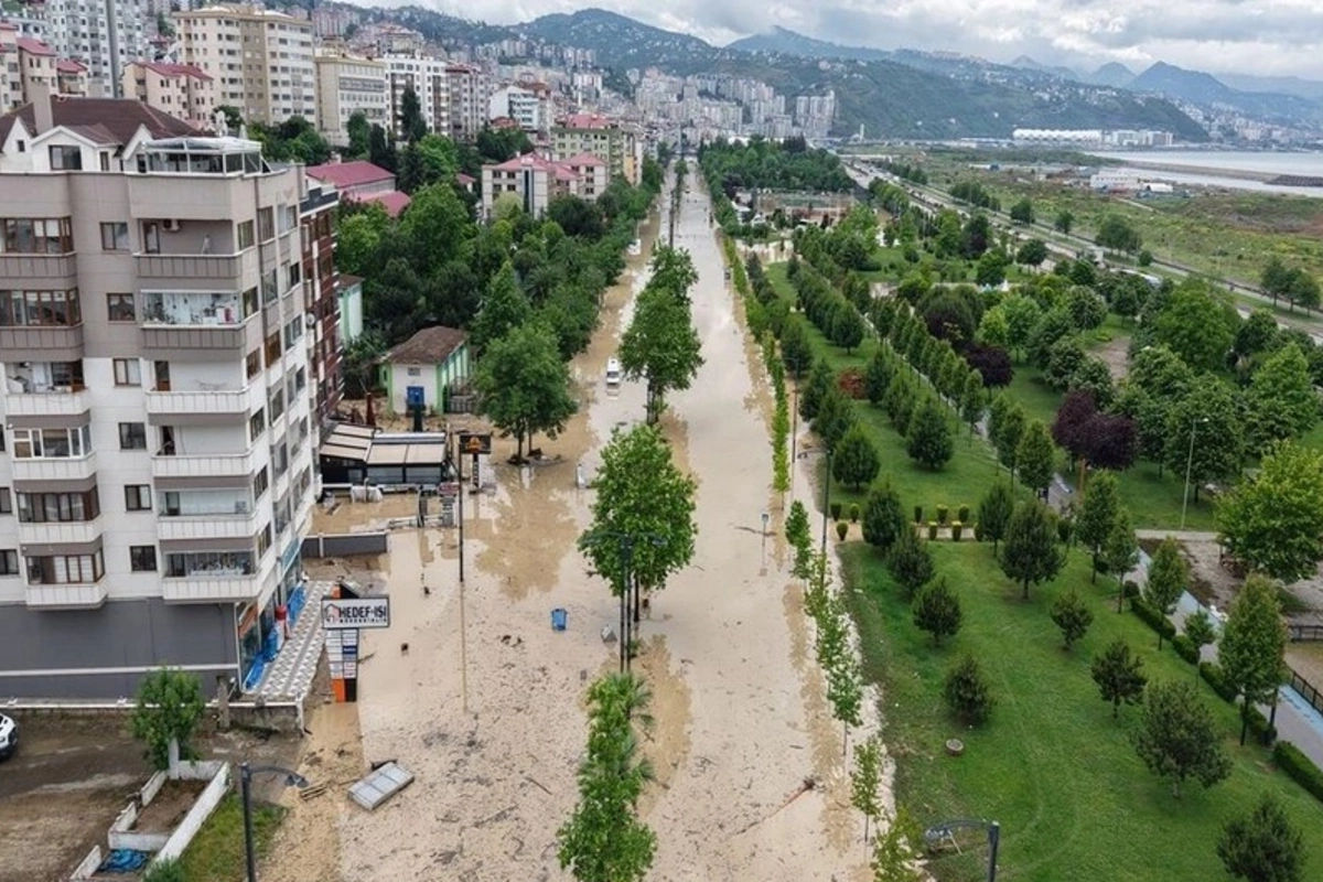 Trabzonu sel basıb, bir nəfər itkin düşüb