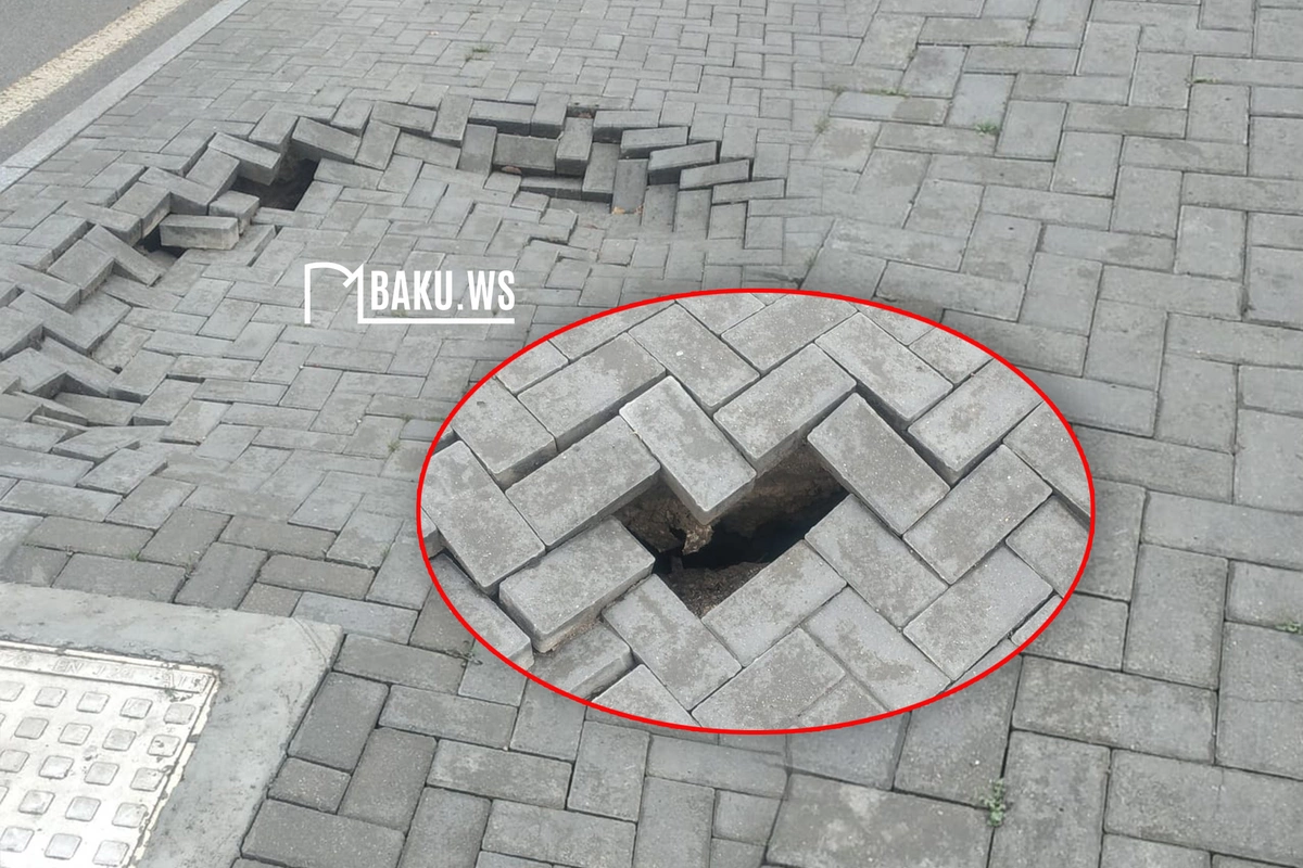 Mərkəzi Parkda piyadalar üçün TƏHLÜKƏLİ VƏZİYYƏT