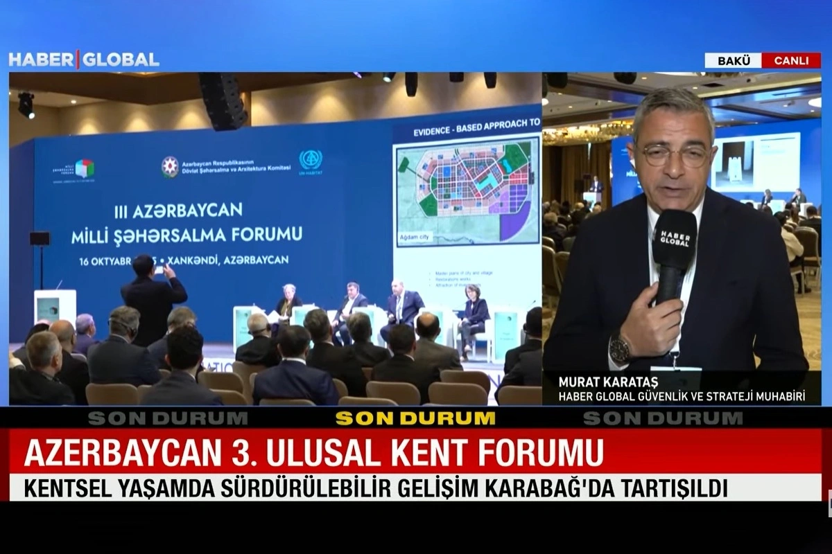 The Haber Global TV channel showed a report about the forum held in Baku The Haber Global TV channel showed a report about the forum held in Baku