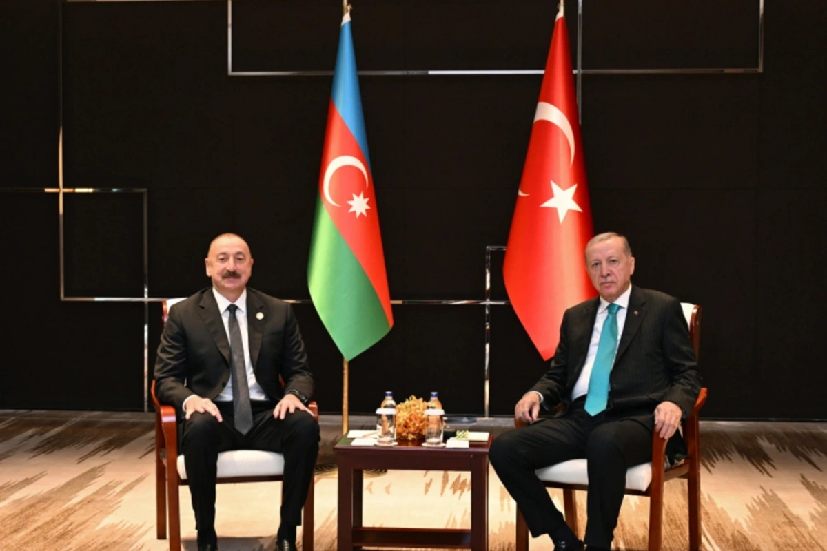 A meeting between Ilham Aliyev and Recep Tayyip Erdogan took place in Tianjin