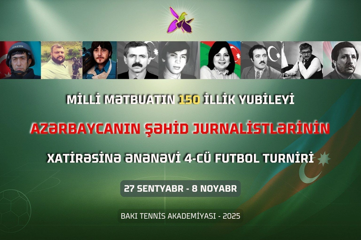 Şəhid jurnalistlərin Xatirə Turnirinin açılışı olub