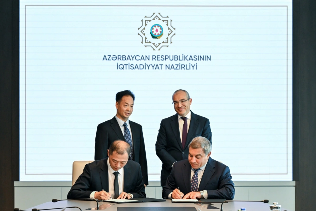 Azərbaycan və Çin şirkəti arasında anlaşma memorandumu imzalanıb Azərbaycan və Çin şirkəti arasında anlaşma memorandumu imzalanıb