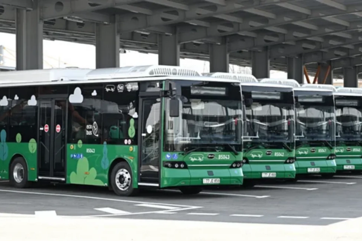 Naxçıvanda elektrik mühərrikli avtobuslar istismara verilib